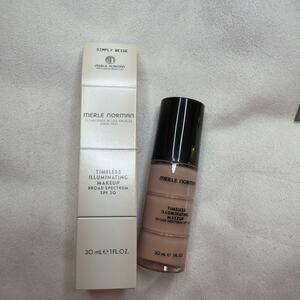 Merle Norman Timeless Illuminating Foundation SIMPLY BEIGE SPF 30 NWB /fresh